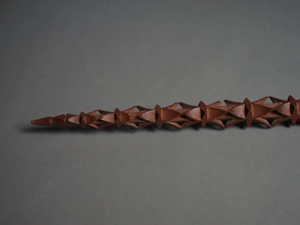 Samoan slashing wooden spear, Image 1++